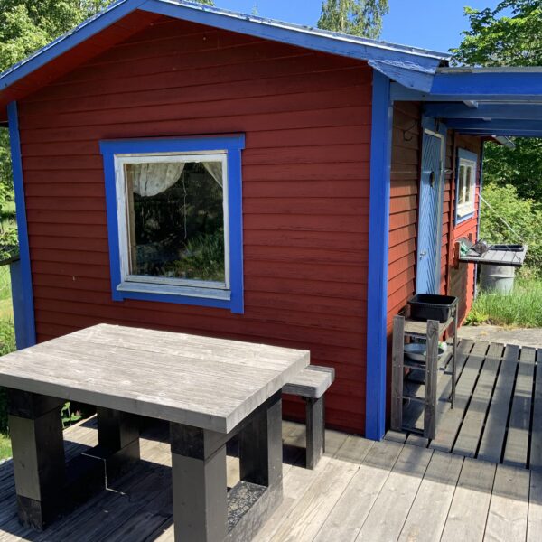 Uteplats med mycket sol